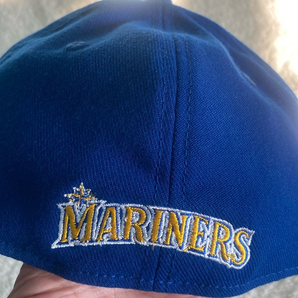 🆕⚾️Seattle Mariners MLB New Era 39Thirty Hat Cap Royal Blue Size Medium-Large - Picture 5 of 8